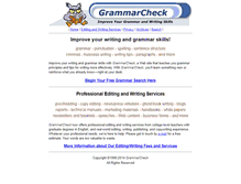 Tablet Screenshot of grammarcheck.com