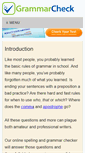 Mobile Screenshot of grammarcheck.net